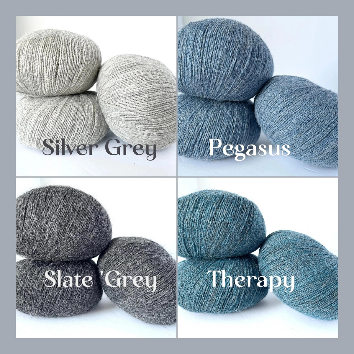 Holst Garn Titicaca Yarn is a Lace Weigh Plump Fluffy Alpaca with Soft Halo Ideal for Mohair Replacement in many colors like Pink Green Red Gray Blue Beige White Purple Brown