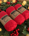 Cotton Yarn Scheepjes Cahlista Christmas Color Red Green White Handmade Household Ornament Housewarming Gift Holiday Baby Blanket Christmas Home Decor
