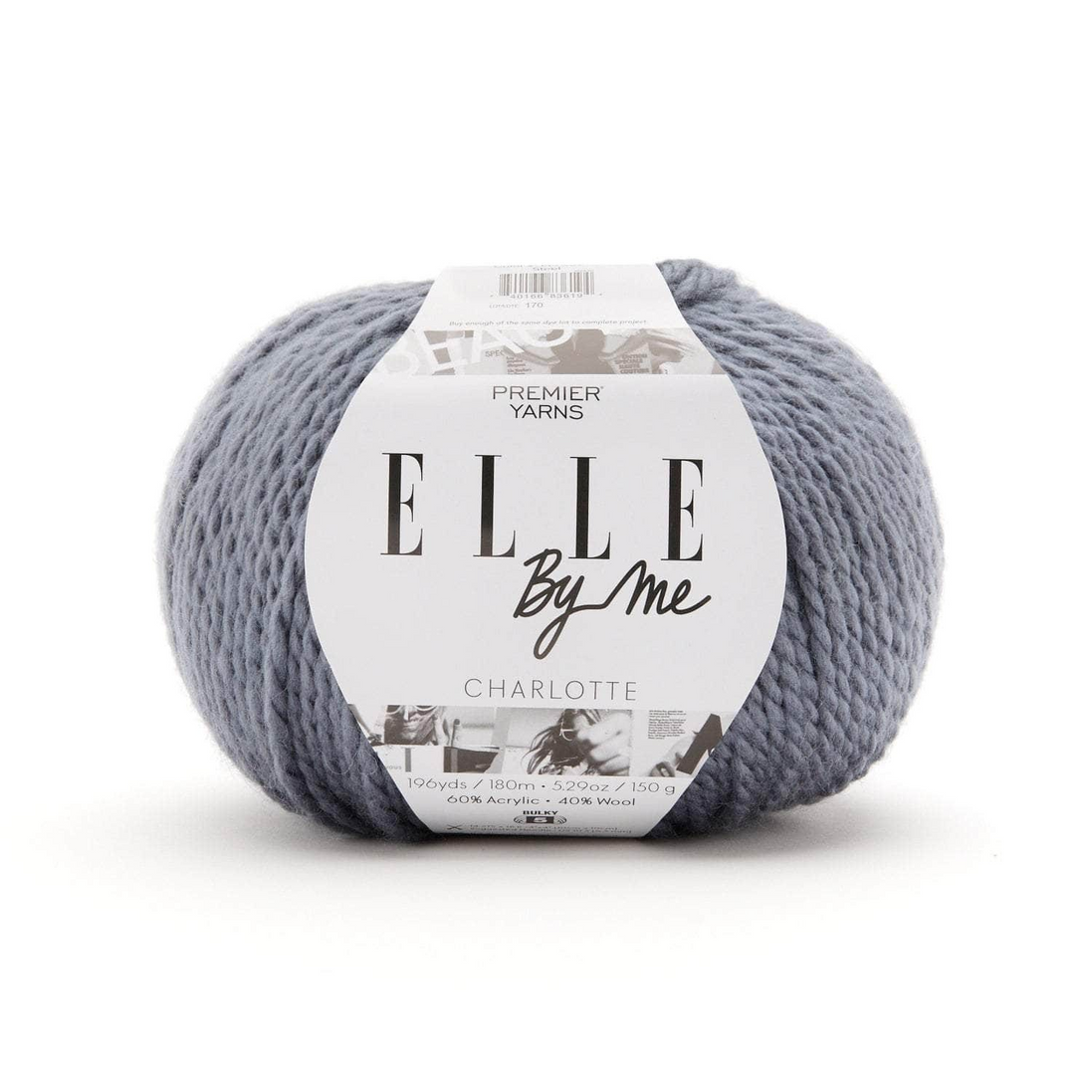 Bulky Yarn Wool Blend Acrylic Perfect for Crochet Blankets Baby Clothes Knitted Hats ELLE by Me Charlotte Premier Beginner Friendly 125g Multicolor 150g Solid