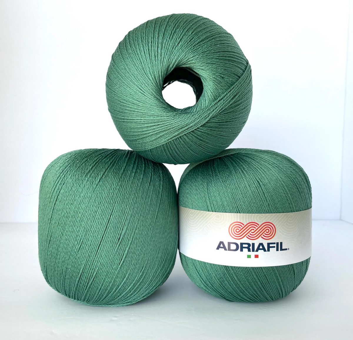 Egyptian Cotton Yarn 200g Quality Cotton One Ball Project Yarn Fast Knitting and Crocheting Summer Top Baby Clothe Tank Tee Snappy Ball by Adriafil Made in Italy