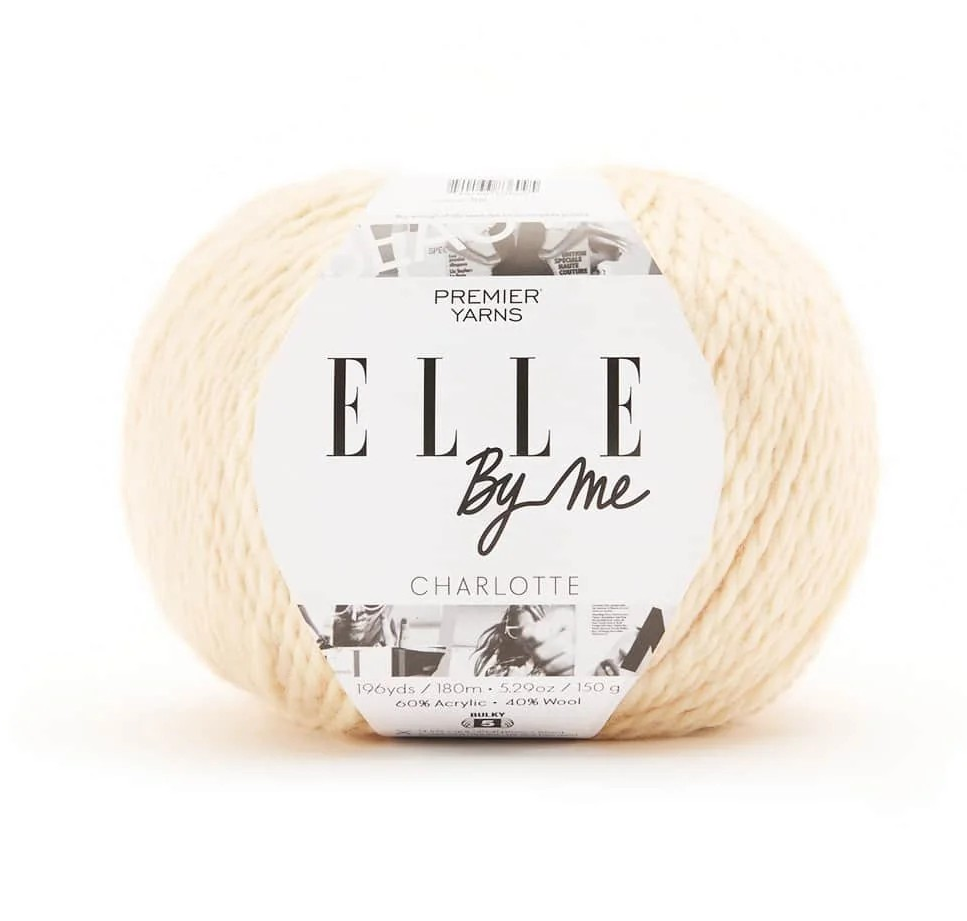 Bulky Yarn Wool Blend Acrylic Perfect for Crochet Blankets Baby Clothes Knitted Hats ELLE by Me Charlotte Premier Beginner Friendly 125g Multicolor 150g Solid