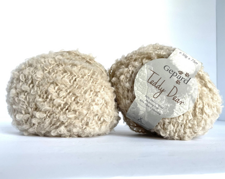 Teddy Yarn Soft Looped Gepard Boucle Yarn for Knitting Crochet Project Super Bulky Weight Gift Idea Baby Outfit Sweater Cardigan Scarf Hat