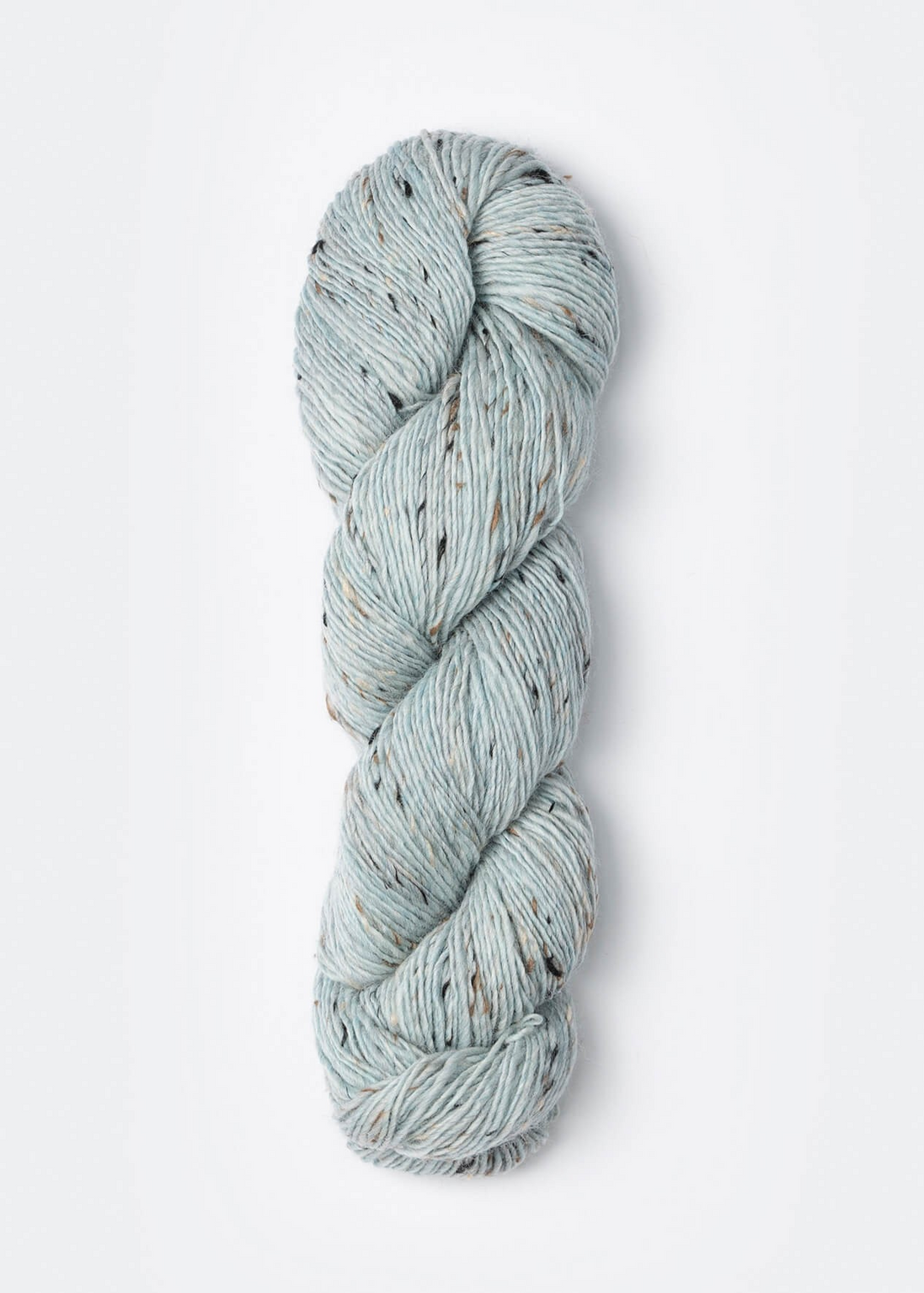 Blue Sky Fibers Woolstok Tweed Light Donegal Yarn Fingering Weight Neutral Flecks Ideal for Colorwork Cables Ribbing and Textured Knitting and Crochet Projects