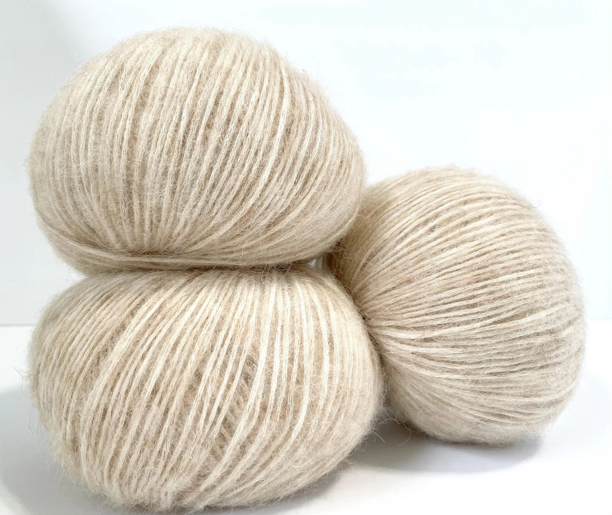 Alpaca Cotton Yarn Airy Blown Yarn Light and Soft Wool Fluffy Yarn for Sweaters Shawls Sport DK Weight Alpa Cotton by BettaKnit Italian Wool