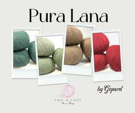 Merino Wool and Alpaca Pura Lana by Gepard DK Weight Fine Merino Quality Soft Yarn Great Gift for Sweaters Cardigans Hats Mittens Scarf