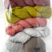Mystery Yarn 100% Wool Non-Superwash Yarn Mystery Bundle Gift for Knitter Crocheter 250g Fingering Sport Worsted Surprise Curated Gift Bag Natural Fibers