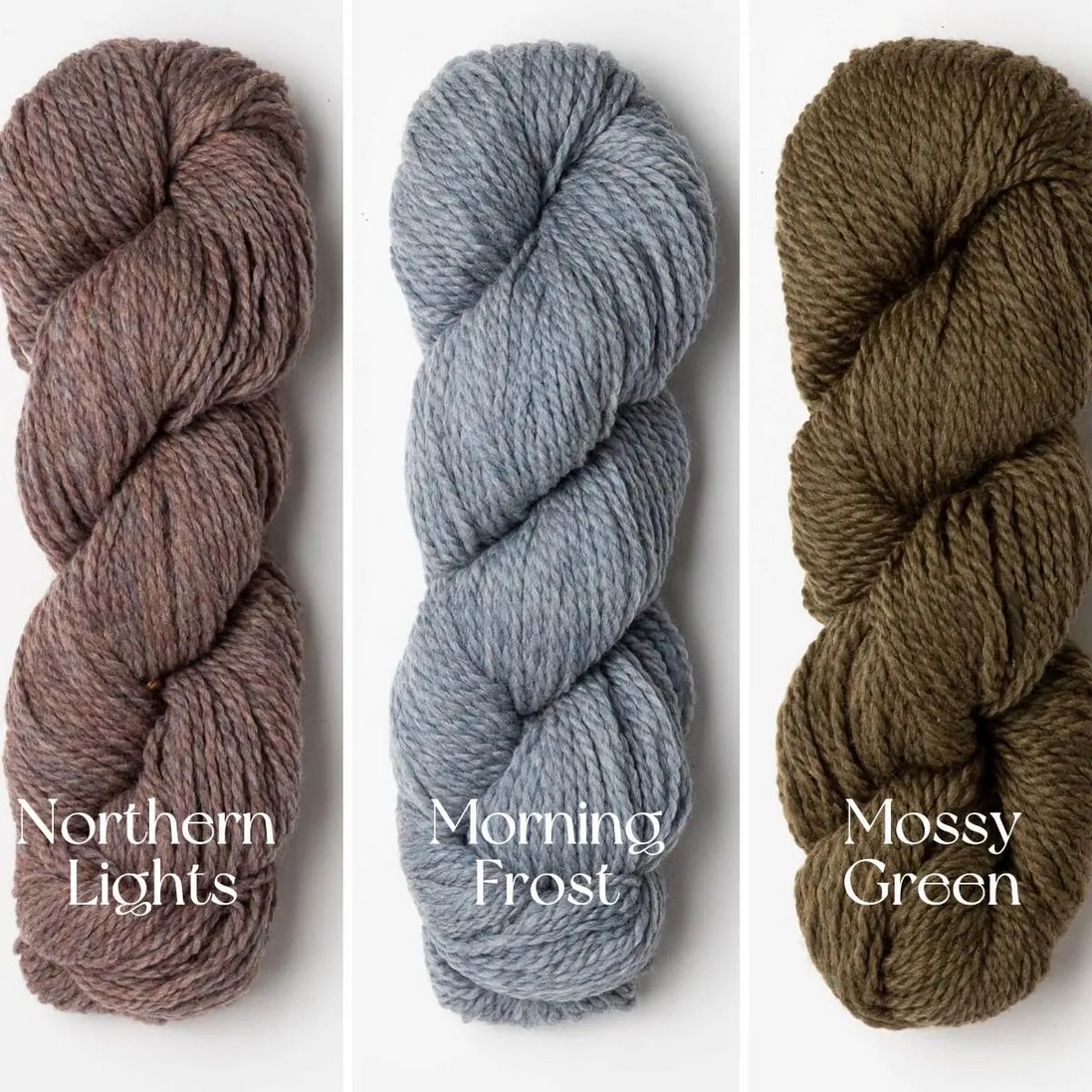 Blue Sky Fibers Woolstok Worsted Yarn 50g 100% Fine Highland Wool Soft Peruvian Wool Yarn with beautiful stitch definition Perfect for sweaters hats scarves colorwork and more