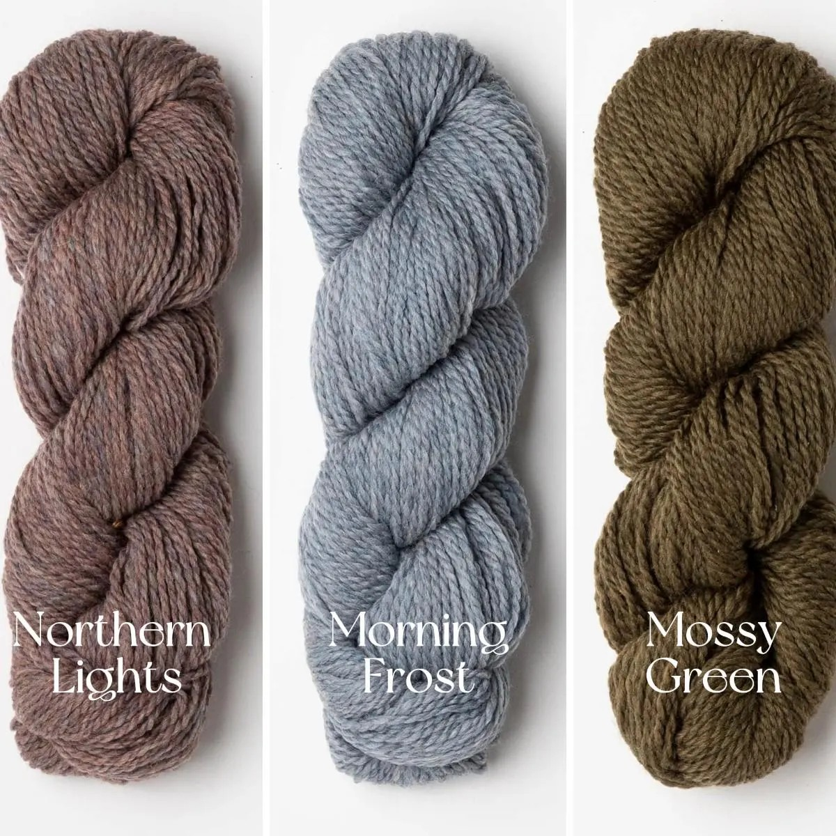 Blue Sky Fibers Woolstok Worsted Yarn 50g 100% Fine Highland Wool Soft Peruvian Wool Yarn with beautiful stitch definition Perfect for sweaters hats scarves colorwork and more