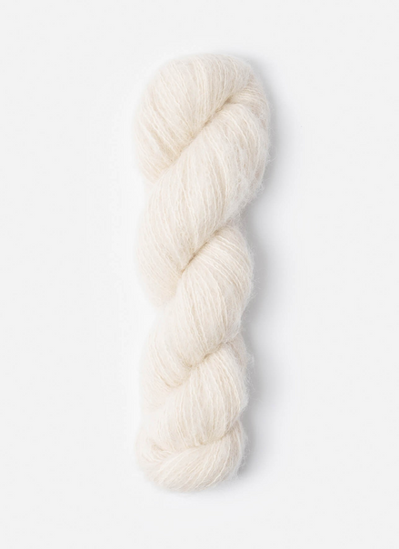 Suri Alpaca Yarn Brushed Suri Alpaca Hand Dyed Alternative Mohair Substitute Blue Sky Prairie Lace Bulky Gift Idea Knit Crochet Yarn 50g