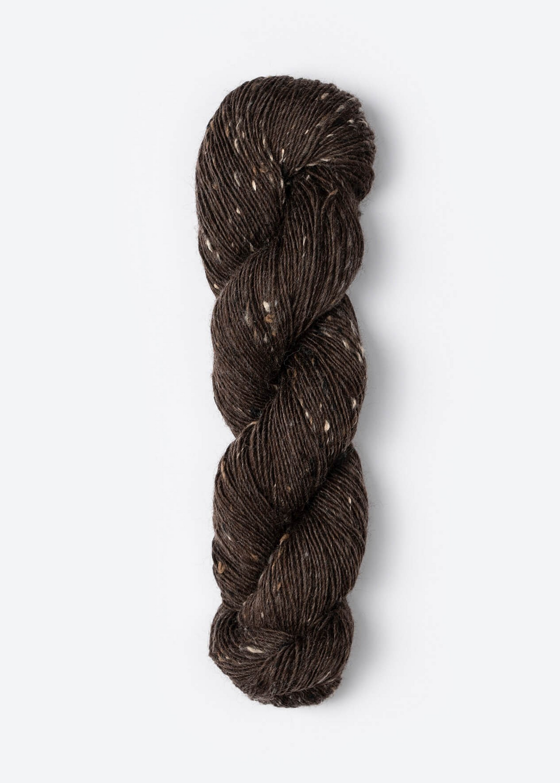Blue Sky Fibers Woolstok Tweed Light Donegal Yarn Fingering Weight Neutral Flecks Ideal for Colorwork Cables Ribbing and Textured Knitting and Crochet Projects