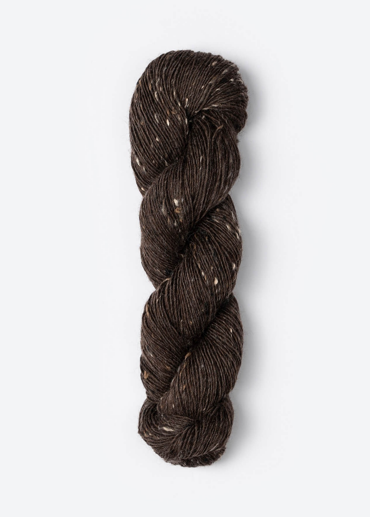 Blue Sky Fibers Woolstok Tweed Light Donegal Yarn Fingering Weight Neutral Flecks Ideal for Colorwork Cables Ribbing and Textured Knitting and Crochet Projects