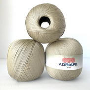 Egyptian Cotton Yarn 200g Quality Cotton One Ball Project Yarn Fast Knitting and Crocheting Summer Top Baby Clothe Tank Tee Snappy Ball by Adriafil Made in Italy