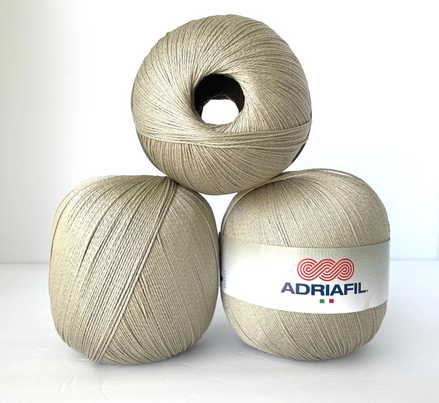 Egyptian Cotton Yarn 200g Quality Cotton One Ball Project Yarn Fast Knitting and Crocheting Summer Top Baby Clothe Tank Tee Snappy Ball by Adriafil Made in Italy