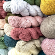 Mystery Yarn 100% Wool Non-Superwash Yarn Mystery Bundle Gift for Knitter Crocheter 250g Fingering Sport Worsted Surprise Curated Gift Bag Natural Fibers