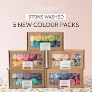 Scheepjes Color Pack Stone Washed Sport Yarn Set Gift Boxes Softfun Cotton Acrylic DK Schachenmayr Catania Baby Box Gift for Crochet Lover and Knitter Beginner Friendly and Holiday Gifting