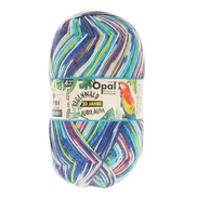 Sock Yarn Opal Yarn Sock 1 Ball = Pair Of Socks Fingering Weight Wool Nylon Blue Green Multicolor Wool Soft Comfy Warm Resistant