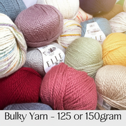 Bulky Yarn Wool Blend Acrylic Perfect for Crochet Blankets Baby Clothes Knitted Hats ELLE by Me Charlotte Premier Beginner Friendly 125g Multicolor 150g Solid