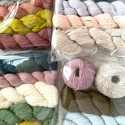 Mystery Yarn 100% Wool Non-Superwash Yarn Mystery Bundle Gift for Knitter Crocheter 250g Fingering Sport Worsted Surprise Curated Gift Bag Natural Fibers