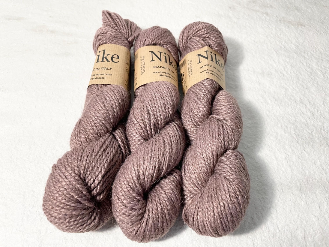 Wool Blend Yarn DK Worsted Weight Wool Bamboo Camel Yarn for Knitting and Crochet Soft Yarn in White Pink Blue Beige Lilac Green Brown and Cream for Sweaters Cardigan Shrugs Sleepovers
