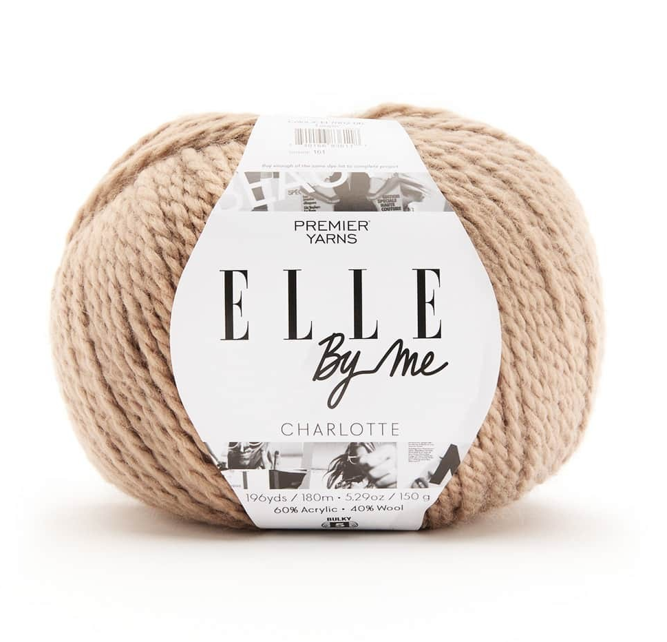 Bulky Yarn Wool Blend Acrylic Perfect for Crochet Blankets Baby Clothes Knitted Hats ELLE by Me Charlotte Premier Beginner Friendly 125g Multicolor 150g Solid