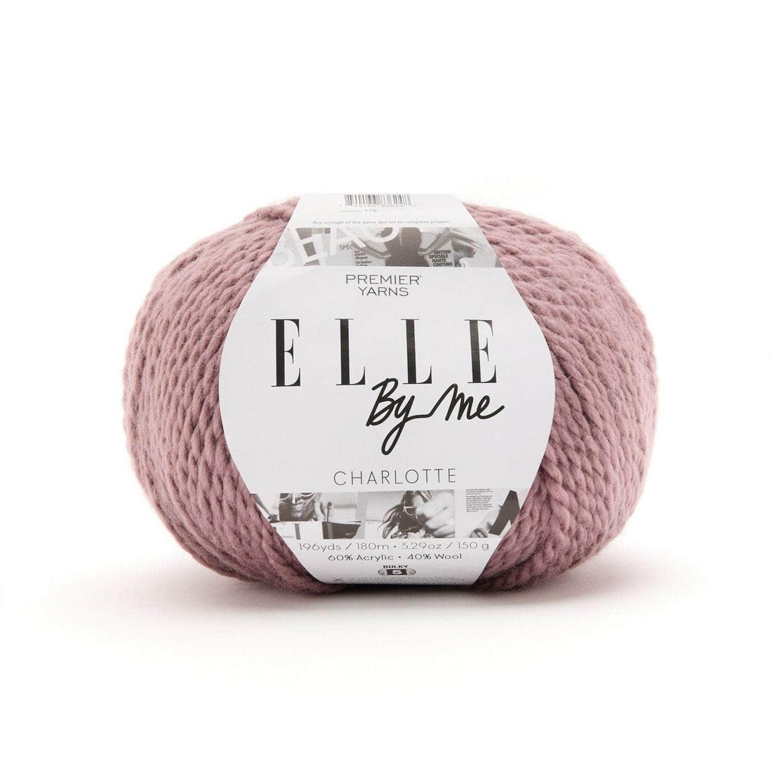 Bulky Yarn Wool Blend Acrylic Perfect for Crochet Blankets Baby Clothes Knitted Hats ELLE by Me Charlotte Premier Beginner Friendly 125g Multicolor 150g Solid