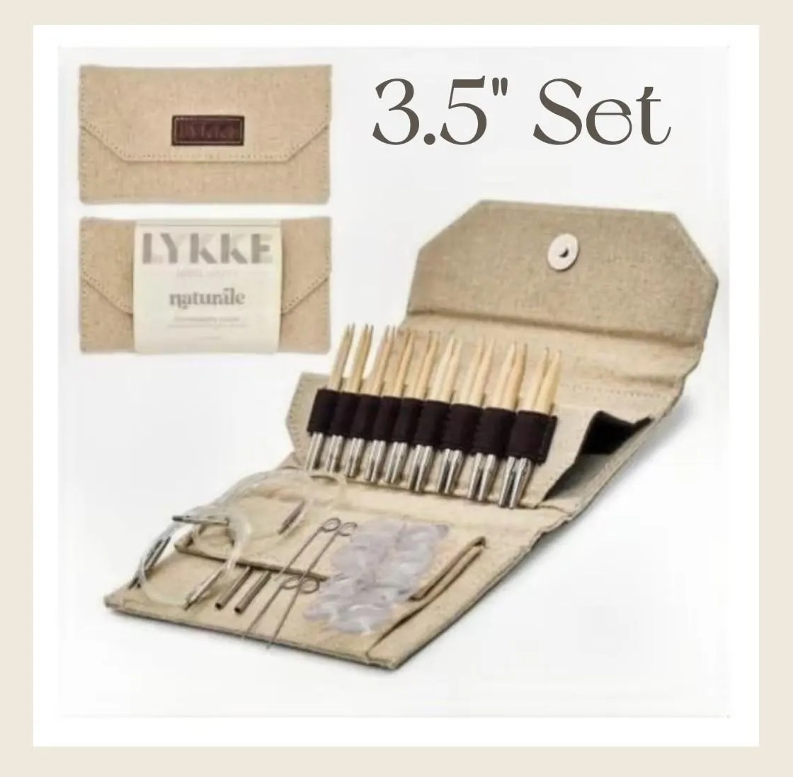 Lykke Interchangeable Knitting Needle Set 3.5