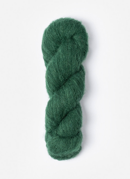 Suri Alpaca Yarn Brushed Suri Alpaca Hand Dyed Alternative Mohair Substitute Blue Sky Prairie Lace Bulky Gift Idea Knit Crochet Yarn 50g